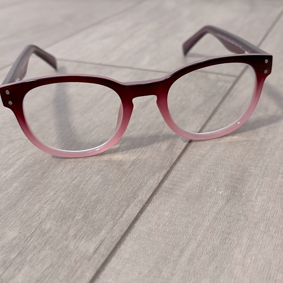 SAVEYEWEAR Purple Reader Glasses +1.75 - Picture 3 of 6